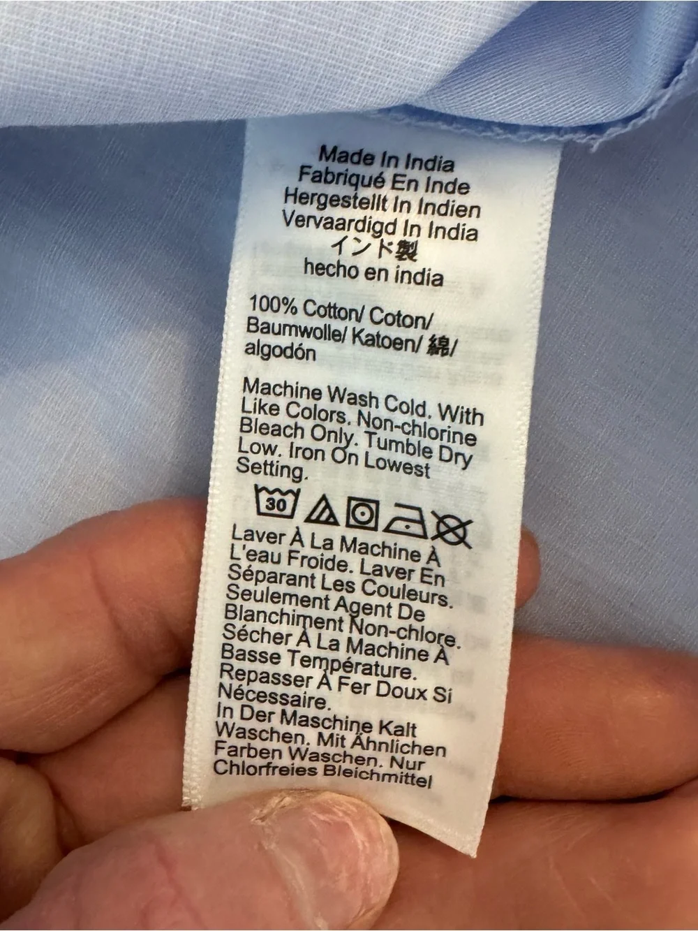 J. Crew Light Blue Smock-neck puff-sleeve top in cotton poplin- Small- like new!